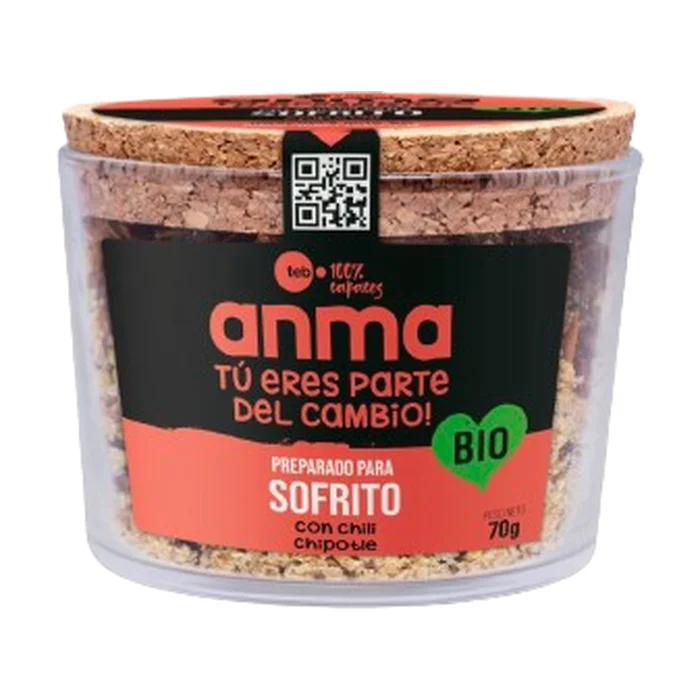 Zubereiteter Öko-Chipotle-Chili-Sofrito 70 G